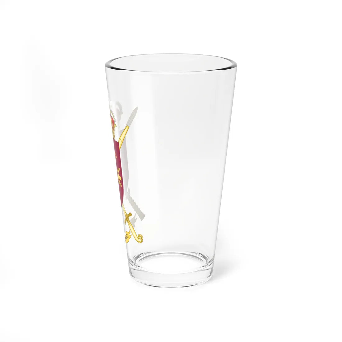 Coat of Arms of the Spanish Army CIS Command (Spain) (Coat of Arms) Pint Glass 16oz - Go Mug Yourself