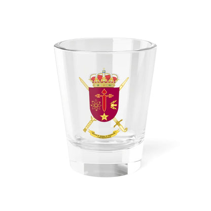 Coat of Arms of the Spanish Army CIS Command (Spain) (Coat of Arms) Shot Glass 1.5oz 1.5oz - Go Mug Yourself