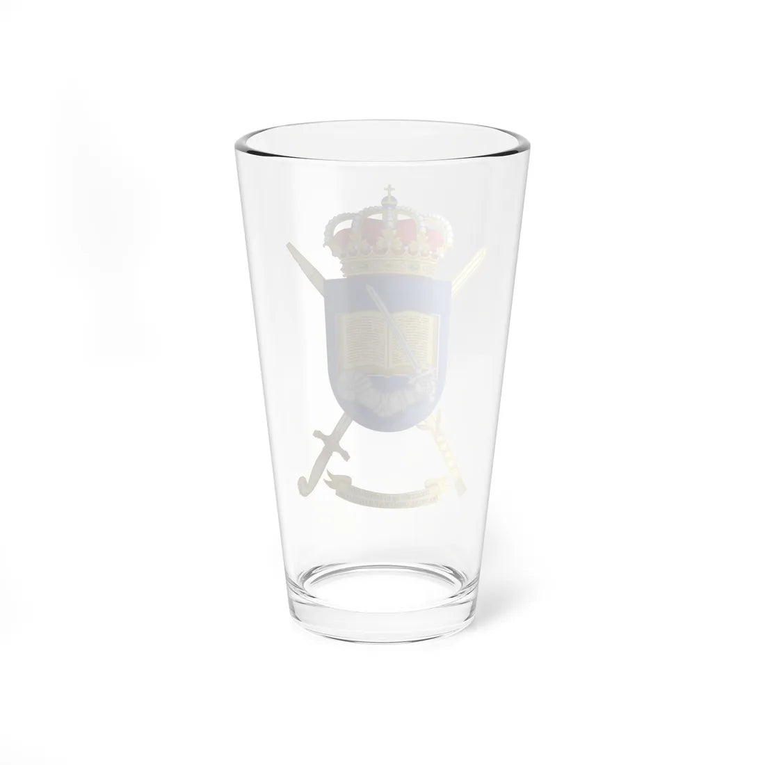 Coat of Arms of the Spanish Army Doctrine Organization and Equipment Directorate (Spain) (Coat of Arms) Pint Glass 16oz - Go Mug Yourself
