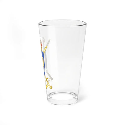 Coat of Arms of the Spanish Army Doctrine Organization and Equipment Directorate (Spain) (Coat of Arms) Pint Glass 16oz - Go Mug Yourself