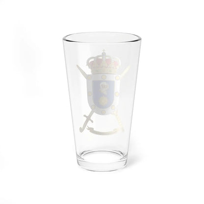 Coat of Arms of the Spanish Army Economic Affairs Directorate (Spain) (Coat of Arms) Pint Glass 16oz - Go Mug Yourself
