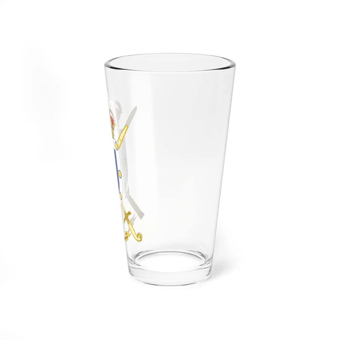 Coat of Arms of the Spanish Army Economic Affairs Directorate (Spain) (Coat of Arms) Pint Glass 16oz - Go Mug Yourself