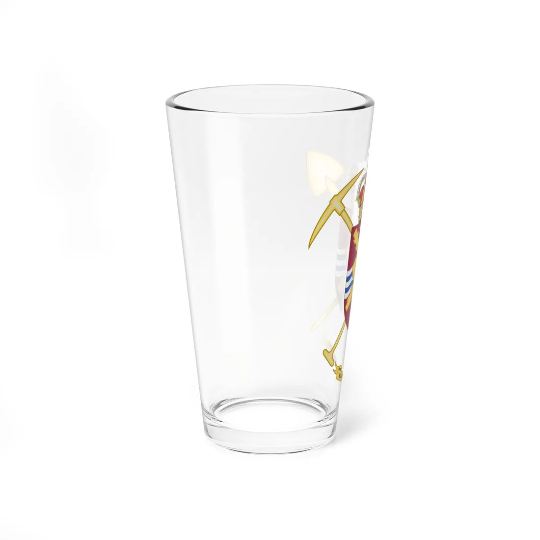 Coat of Arms of the Spanish Army Engineer Command (Spain) (Coat of Arms) Pint Glass 16oz - Go Mug Yourself