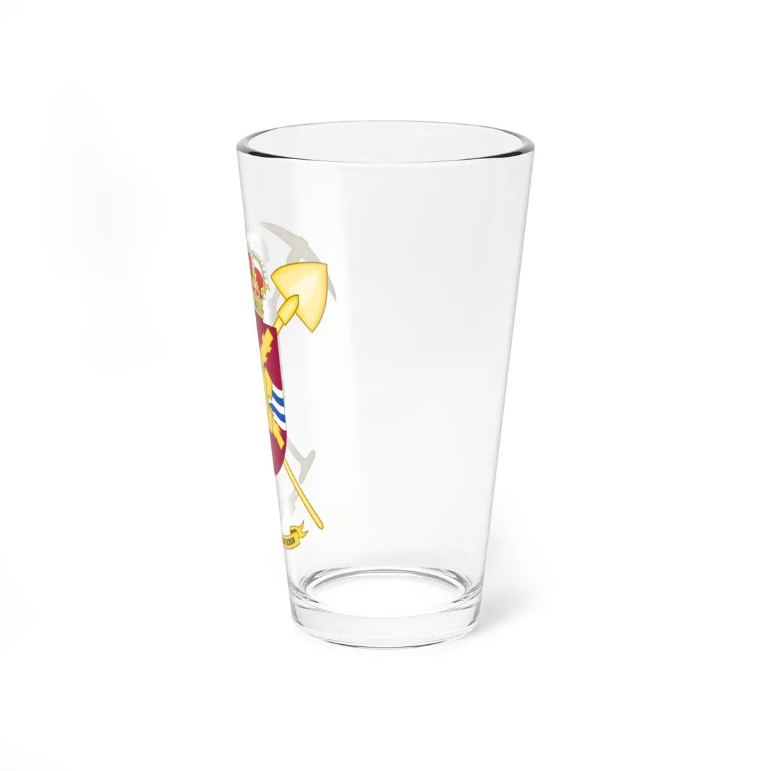 Coat of Arms of the Spanish Army Engineer Command (Spain) (Coat of Arms) Pint Glass 16oz - Go Mug Yourself