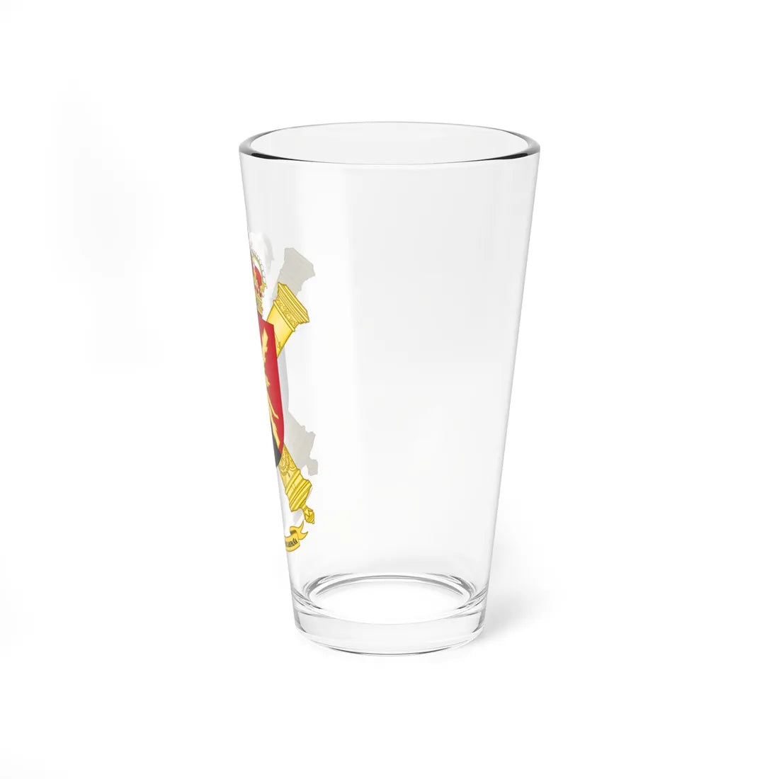 Coat of Arms of the Spanish Army Field Artillery Command (Spain) (Coat of Arms) Pint Glass 16oz - Go Mug Yourself