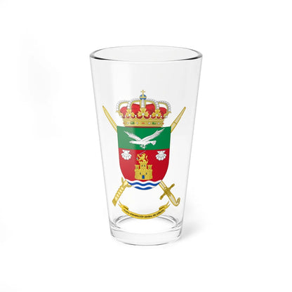 Coat of Arms of the Spanish Army Fourth Deputy Inspector Generals Office (Spain) (Coat of Arms) Pint Glass 16oz 16oz - Go Mug Yourself