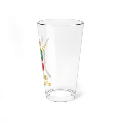 Coat of Arms of the Spanish Army Fourth Deputy Inspector Generals Office (Spain) (Coat of Arms) Pint Glass 16oz - Go Mug Yourself