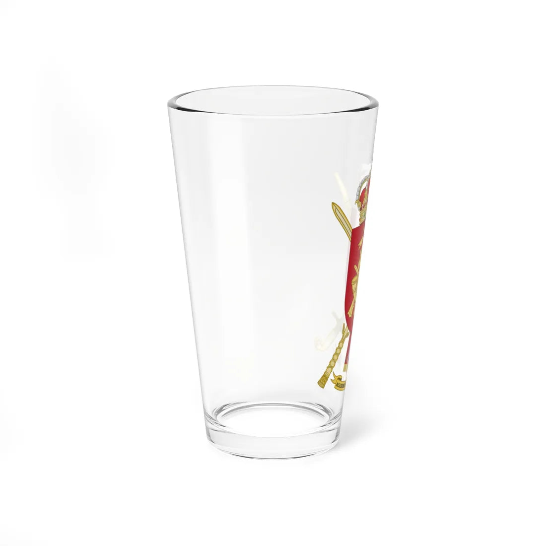 Coat of Arms of the Spanish Army General Military Academy (Spain) (Coat of Arms) Pint Glass 16oz - Go Mug Yourself