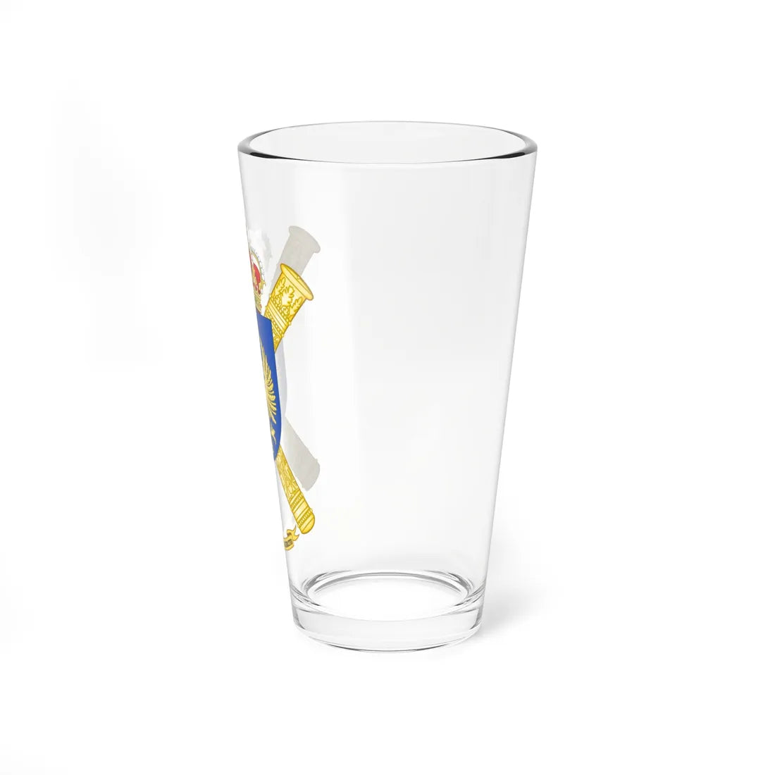 Coat of Arms of the Spanish Army Headquarter (Spain) (Coat of Arms) Pint Glass 16oz - Go Mug Yourself