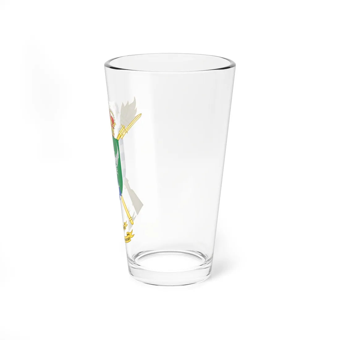 Coat of Arms of the Spanish Army Health Logistics Support Group (Spain) (Coat of Arms) Pint Glass 16oz - Go Mug Yourself