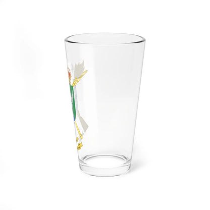 Coat of Arms of the Spanish Army Health Logistics Support Group (Spain) (Coat of Arms) Pint Glass 16oz - Go Mug Yourself