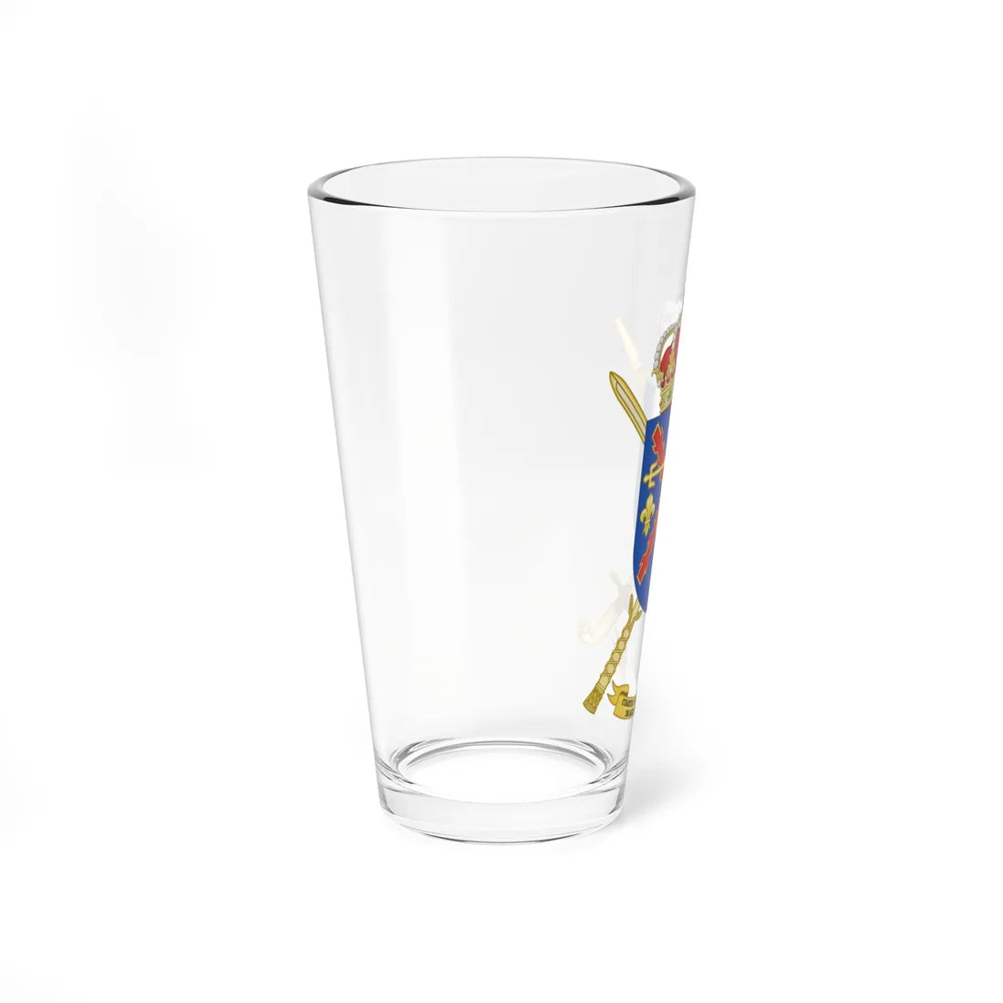 Coat of Arms of the Spanish Army High Readiness Land Headquarters (Spain) (Coat of Arms) Pint Glass 16oz - Go Mug Yourself