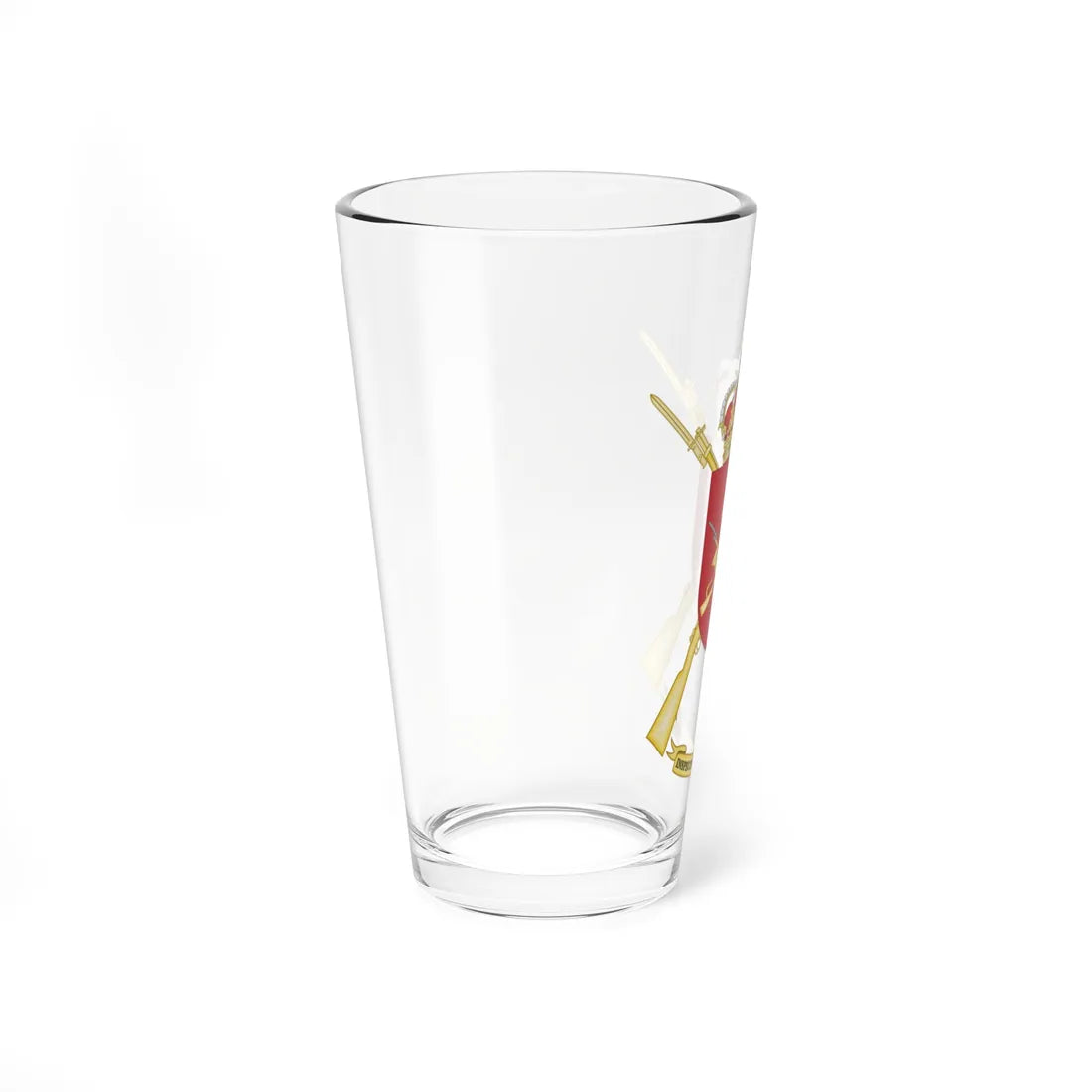 Coat of Arms of the Spanish Army Infantry Forces Inspectors Office (Spain) (Coat of Arms) Pint Glass 16oz - Go Mug Yourself
