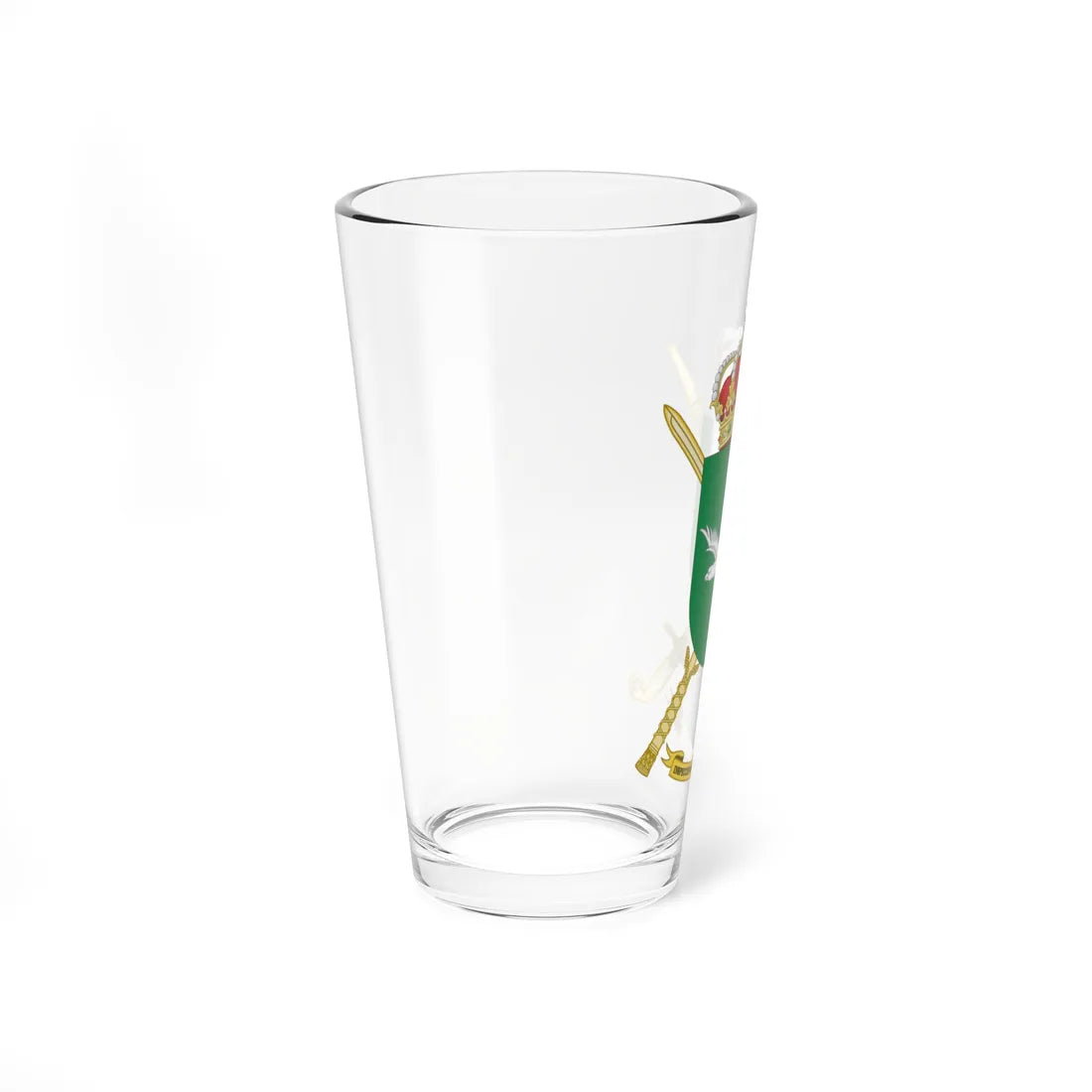 Coat of Arms of the Spanish Army Inspector Generals Office (Spain) (Coat of Arms) Pint Glass 16oz - Go Mug Yourself