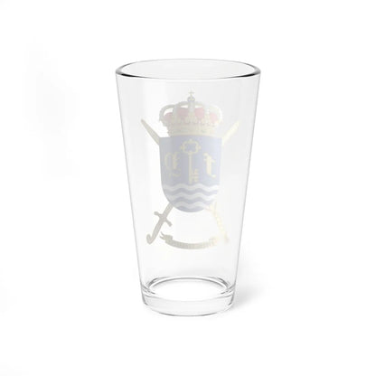 Coat of arms of the Spanish Army Land Force (Spain) (Coat of Arms) Pint Glass 16oz - Go Mug Yourself