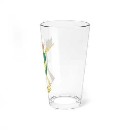 Coat of Arms of the Spanish Army Logistic Brigade (Spain) (Coat of Arms) Pint Glass 16oz - Go Mug Yourself