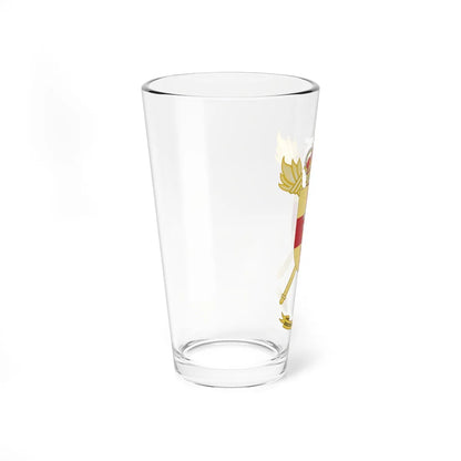 Coat of Arms of the Spanish Army Logistics Centers Command (Spain) (Coat of Arms) Pint Glass 16oz - Go Mug Yourself