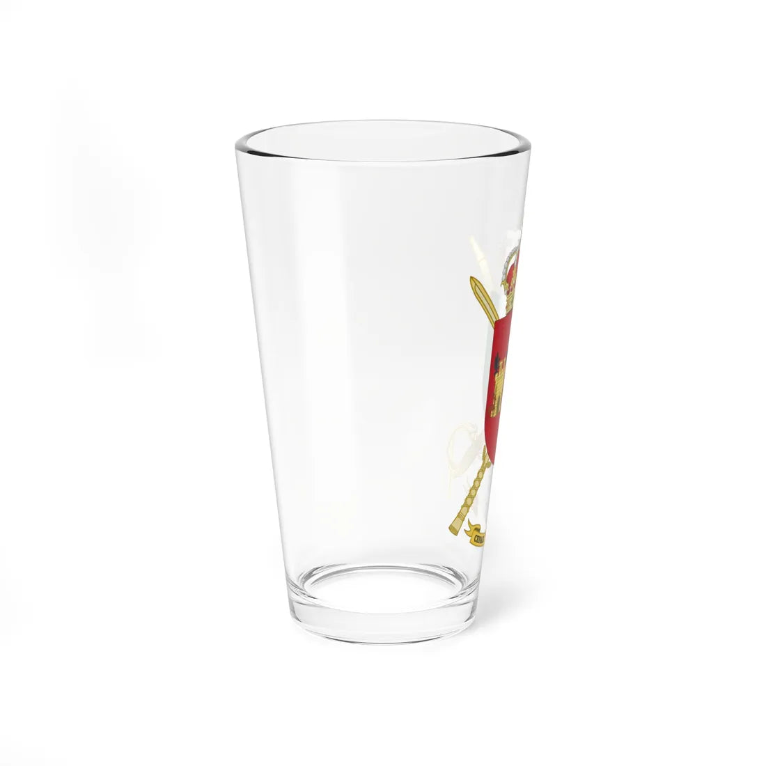 Coat of Arms of the Spanish Army National Training Center Chinchilla (Spain) (Coat of Arms) Pint Glass 16oz - Go Mug Yourself