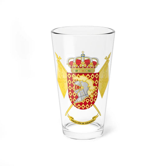 Coat of Arms of the Spanish Army Personnel Directorate (Spain) (Coat of Arms) Pint Glass 16oz 16oz - Go Mug Yourself