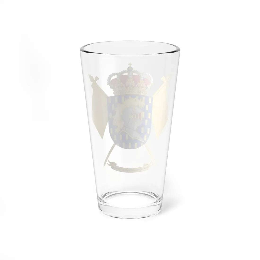 Coat of Arms of the Spanish Army Personnel Support Directorate (Spain) (Coat of Arms) Pint Glass 16oz - Go Mug Yourself