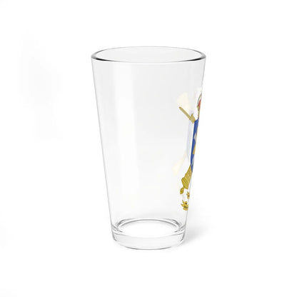 Coat of Arms of the Spanish Army Polytechnic School (Spain) (Coat of Arms) Pint Glass 16oz - Go Mug Yourself