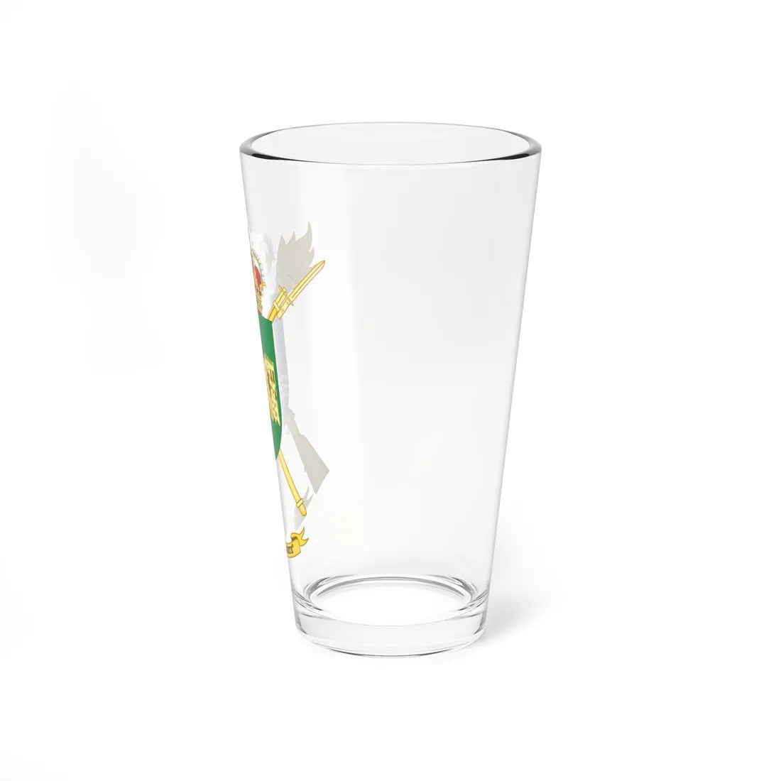 Coat of Arms of the Spanish Army Projection Support Unit El Fuerte (Spain) (Coat of Arms) Pint Glass 16oz - Go Mug Yourself