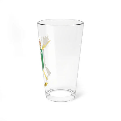 Coat of Arms of the Spanish Army Projection Support Unit San Isidro (Spain) (Coat of Arms) Pint Glass 16oz - Go Mug Yourself