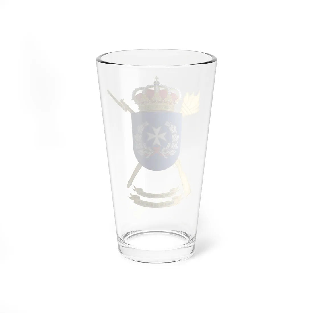 Coat of Arms of the Spanish Army Sanitary Brigade (Spain) (Coat of Arms) Pint Glass 16oz - Go Mug Yourself