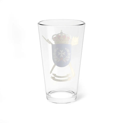 Coat of Arms of the Spanish Army Sanitary Brigade (Spain) (Coat of Arms) Pint Glass 16oz - Go Mug Yourself