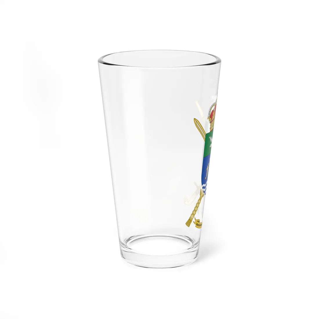 Coat of Arms of the Spanish Army Second Deputy Inspector Generals Office (Spain) (Coat of Arms) Pint Glass 16oz - Go Mug Yourself