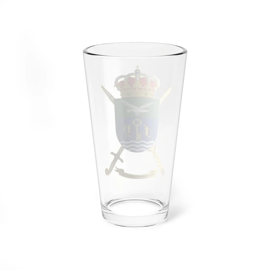 Coat of Arms of the Spanish Army Second Deputy Inspector Generals Office (Spain) (Coat of Arms) Pint Glass 16oz - Go Mug Yourself