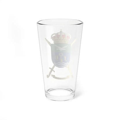 Coat of Arms of the Spanish Army Second Deputy Inspector Generals Office (Spain) (Coat of Arms) Pint Glass 16oz - Go Mug Yourself