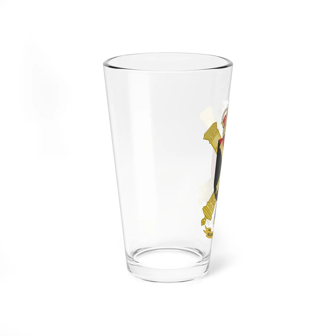 Coat of Arms of the Spanish Artillery Academy Common variant (Spain) (Coat of Arms) Pint Glass 16oz - Go Mug Yourself