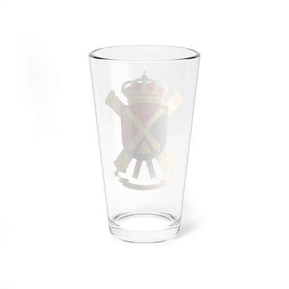 Coat of Arms of the Spanish Artillery Academy Common variant (Spain) (Coat of Arms) Pint Glass 16oz - Go Mug Yourself