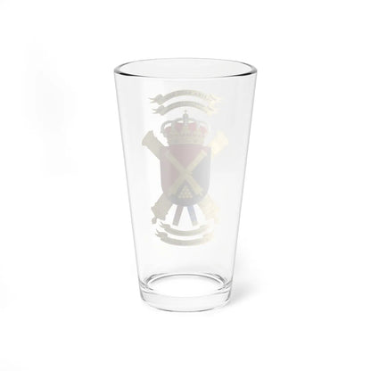 Coat of Arms of the Spanish Artillery Academy (Spain) (Coat of Arms) Pint Glass 16oz - Go Mug Yourself