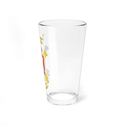 Coat of Arms of the Spanish Artillery Academy (Spain) (Coat of Arms) Pint Glass 16oz - Go Mug Yourself