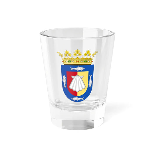 Coat of Arms of the Spanish Californias (Costa Rica) (Coat of Arms) Shot Glass 1.5oz 1.5oz - Go Mug Yourself