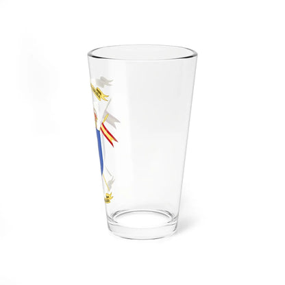 Coat of Arms of the Spanish Cavalry Academy (Spain) (Coat of Arms) Pint Glass 16oz - Go Mug Yourself