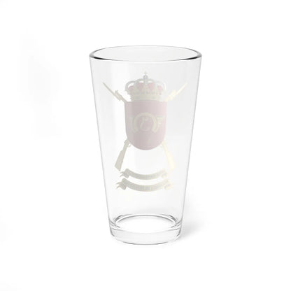 Coat of Arms of the Spanish Infantry Academy Common variant (Spain) (Coat of Arms) Pint Glass 16oz - Go Mug Yourself