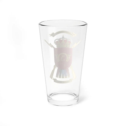 Coat of Arms of the Spanish Infantry Academy (Spain) (Coat of Arms) Pint Glass 16oz - Go Mug Yourself