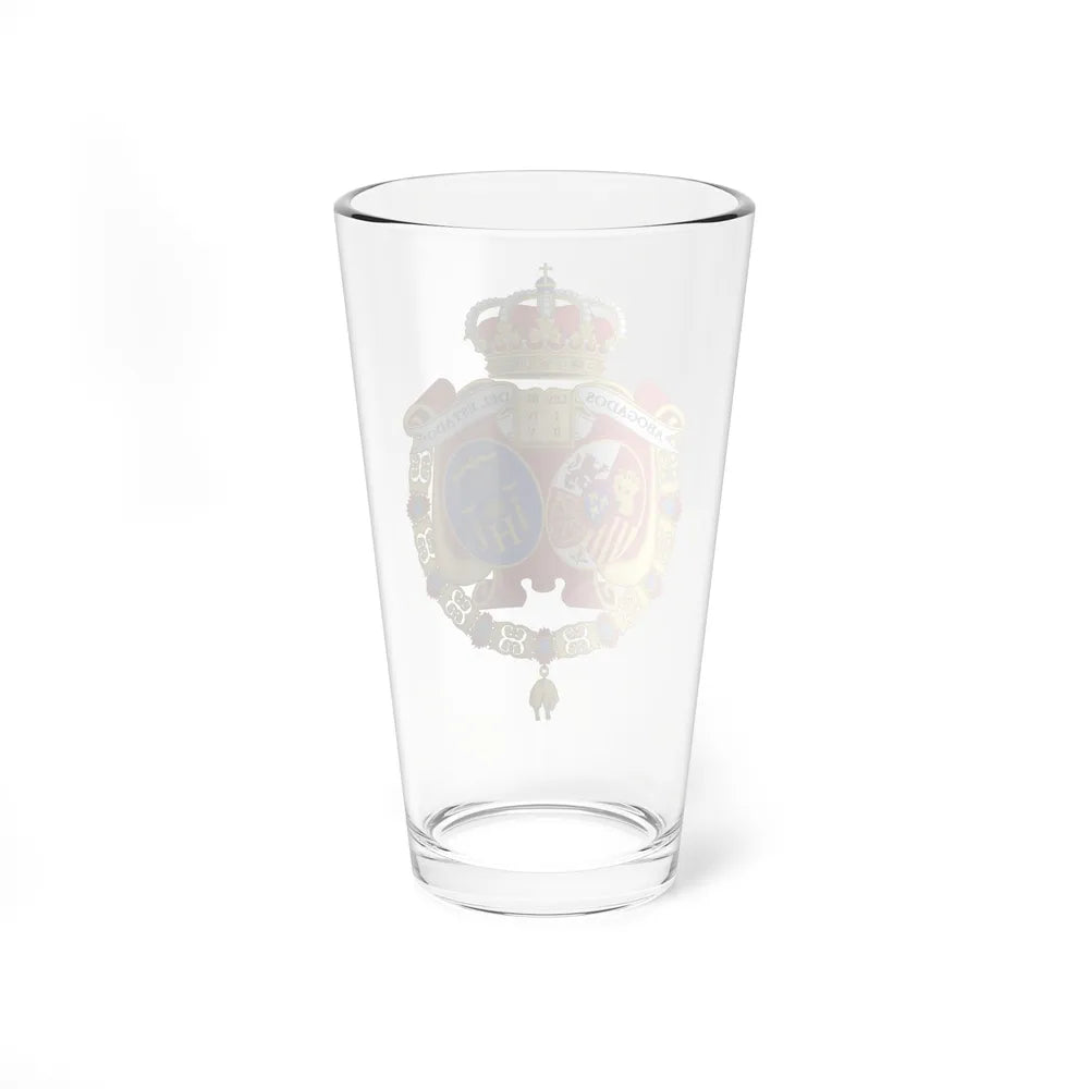 Coat of Arms of the Spanish Legal Representatives of the State - Pint Glass 16oz-Go Mug Yourself