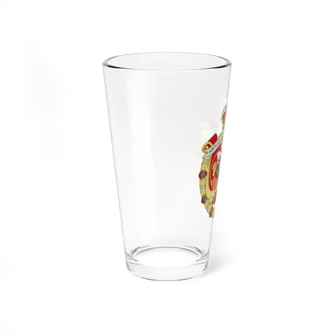 Coat of Arms of the Spanish Legal Representatives of the State - Pint Glass 16oz - Go Mug Yourself