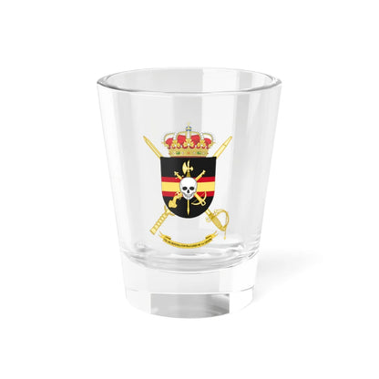 Coat of Arms of the Spanish Legion Anti-Tank Defense Company (Spain) (Coat of Arms) Shot Glass 1.5oz 1.5oz - Go Mug Yourself