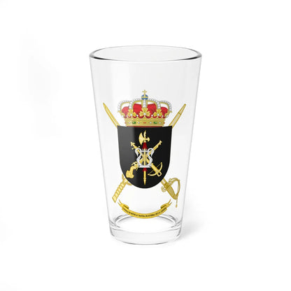 Coat of Arms of the Spanish Legion Band (Spain) (Coat of Arms) Pint Glass 16oz 16oz - Go Mug Yourself