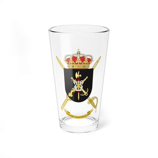 Coat of Arms of the Spanish Legion Band (Spain) (Coat of Arms) Pint Glass 16oz 16oz - Go Mug Yourself