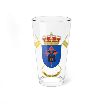 Coat of Arms of the Spanish Military Stud (Spain) (Coat of Arms) Pint Glass 16oz 16oz - Go Mug Yourself