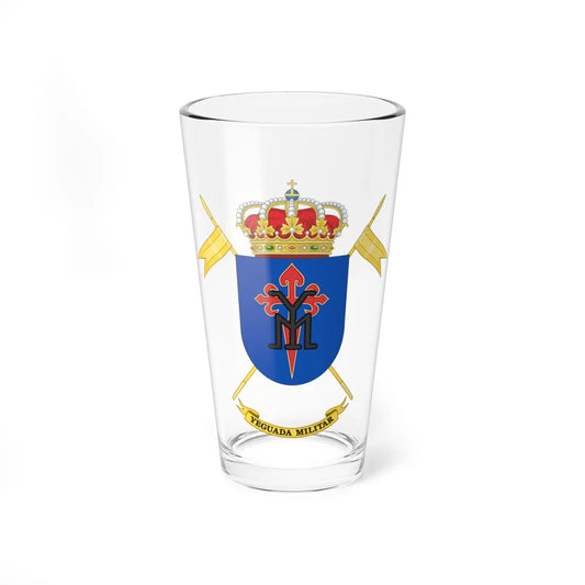 Coat of Arms of the Spanish Military Stud (Spain) (Coat of Arms) Pint Glass 16oz 16oz - Go Mug Yourself