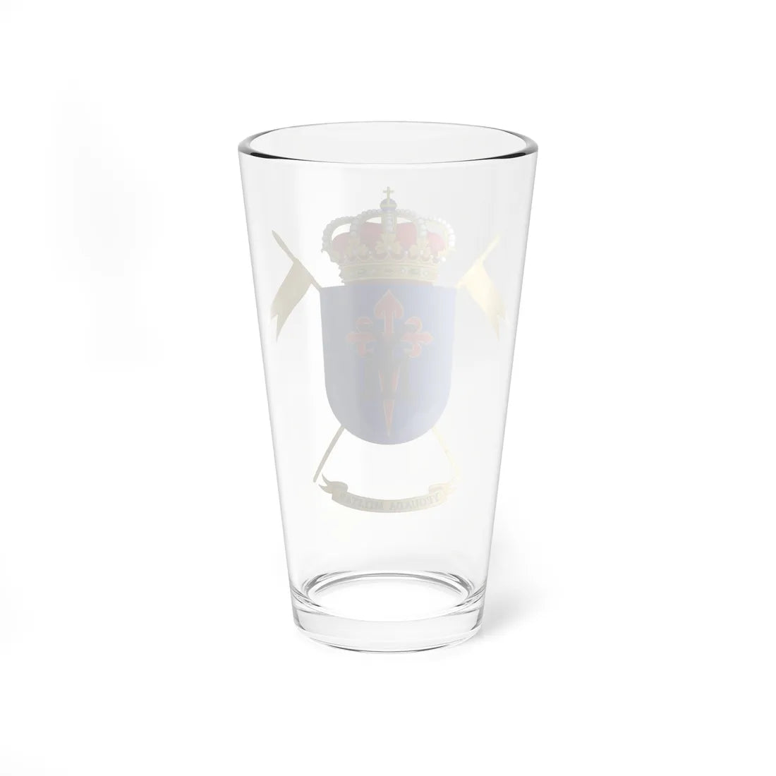Coat of Arms of the Spanish Military Stud (Spain) (Coat of Arms) Pint Glass 16oz - Go Mug Yourself