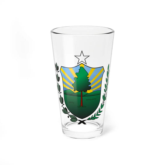 Coat of arms of the Special Municipality of Isla de la Juventud (Cuba) (Coat of Arms) Pint Glass 16oz 16oz - Go Mug Yourself