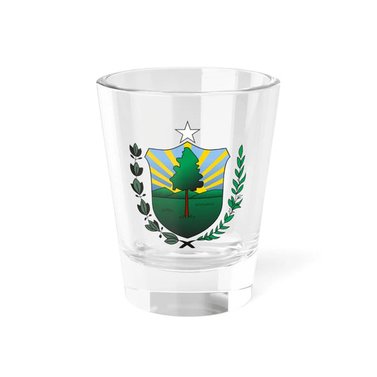 Coat of arms of the Special Municipality of Isla de la Juventud (Cuba) (Coat of Arms) Shot Glass 1.5oz 1.5oz - Go Mug Yourself